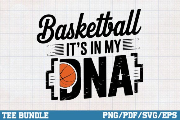 Basketball DNA Sublimation: Graphics for Crafts