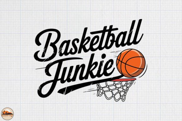 Basketball Junkie Graphics for Crafts