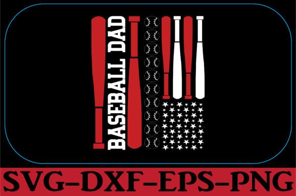 Dad Base Ball: Graphics for Crafts Branding