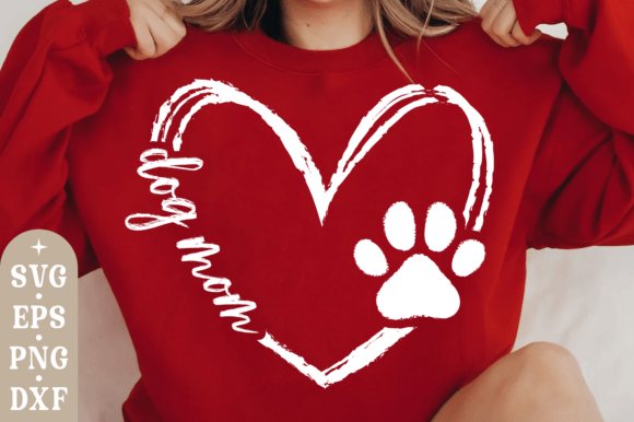 Dog Mom Svg Graphics for T-Shirt Designs