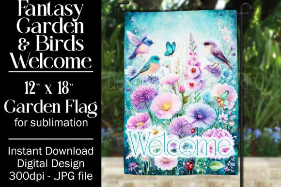 Fantasy Bird Graphics for Crafts & Web