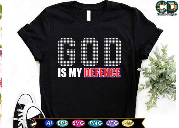 God is My Defence Christian T-shirt Review