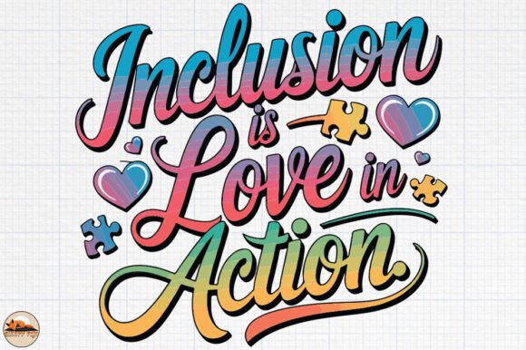Inclusion in Love: Graphics for Crafts & Blogs