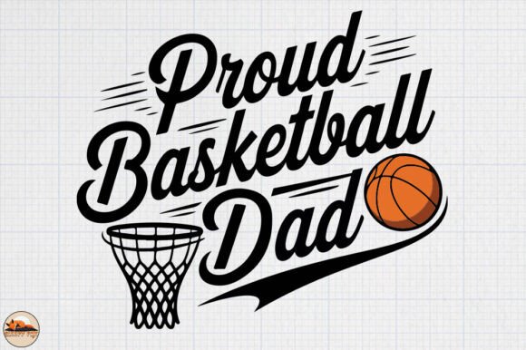 Proud Basketball Dad Graphics for Crafts