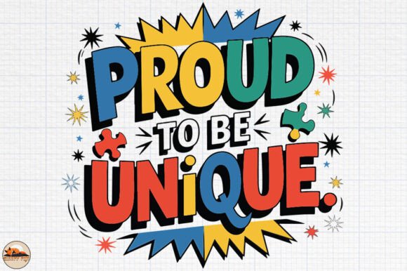 Proud to Be Unique: A Designer's Take on Autism Sublimation