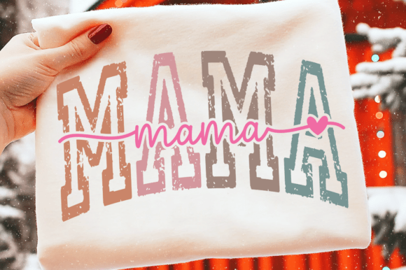 Retro Mama SVG Graphics for T-Shirt Designs